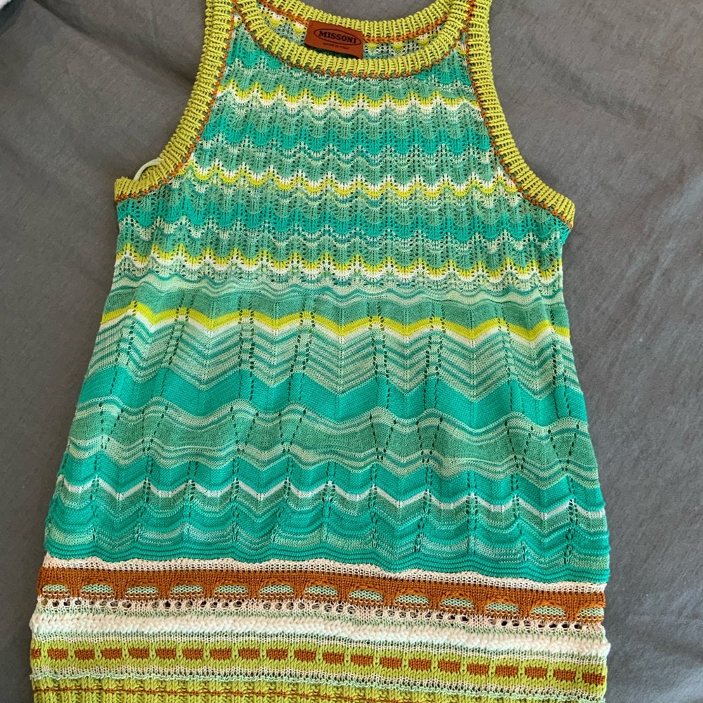 Missoni Blue Green Sleeveless tanktop Casual